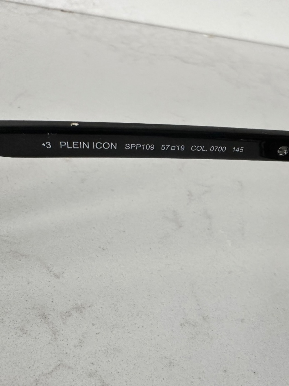 NIB | Philipp Plein | Icon Oversized Pilot Sunglasses - SPP109 Black/Silver - Picture 7 of 8